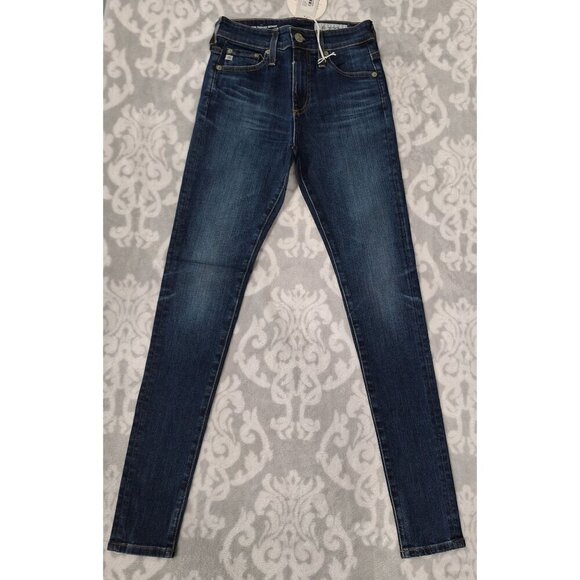 NWT AG Adriano Goldschmied Farrah Skinny Ankle Mid-Rise  Denim Jeans/Size 26R - Picture 1 of 6